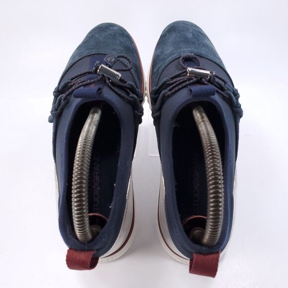 Cole Haan StudioGrand Drawstring Athletic Shoe Womens Size 7 Blue White - Picture 4 of 9
